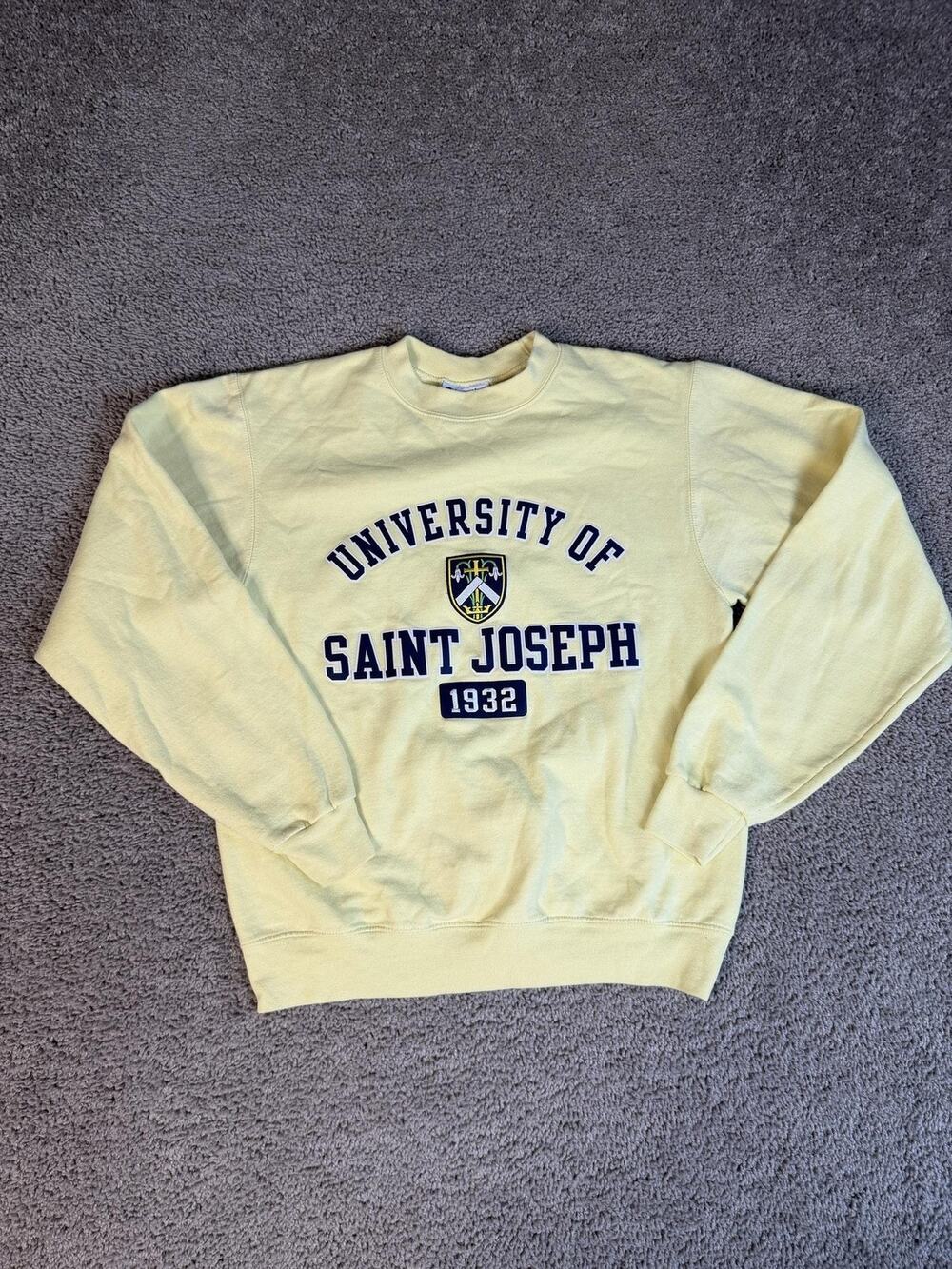 Champion Yellow University of Saint Joseph Sweatshirt